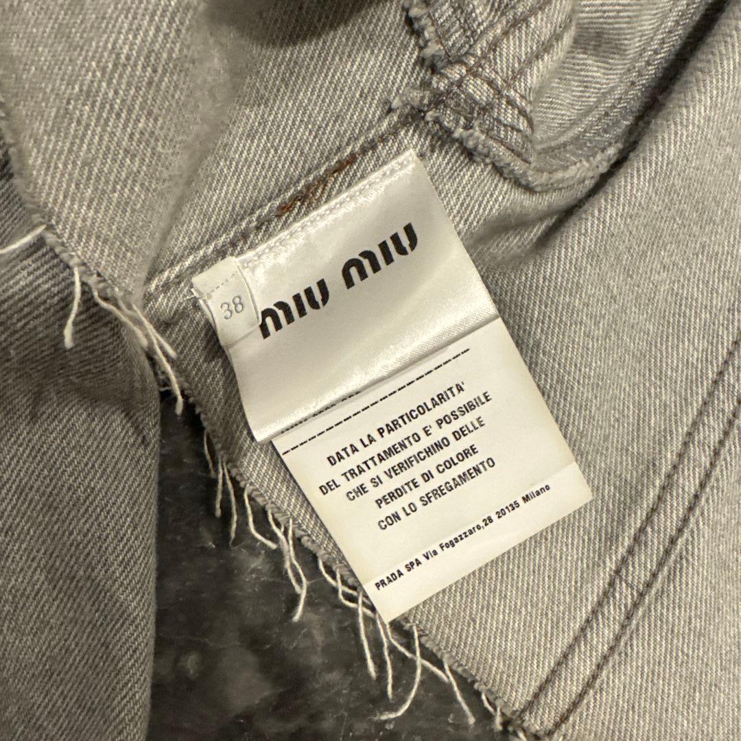 miu miu グレー ジャケット 38