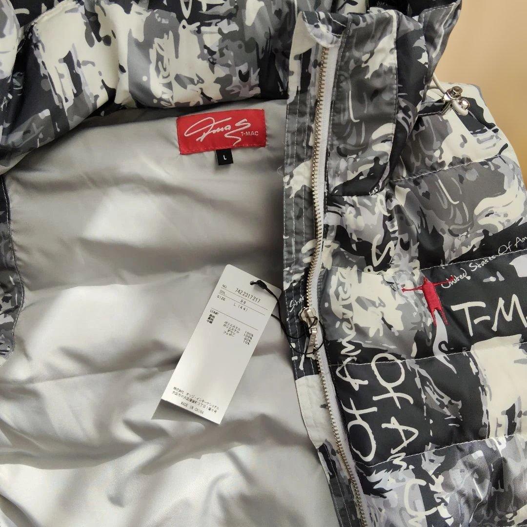 ティーマック　フード付きダウンベスト