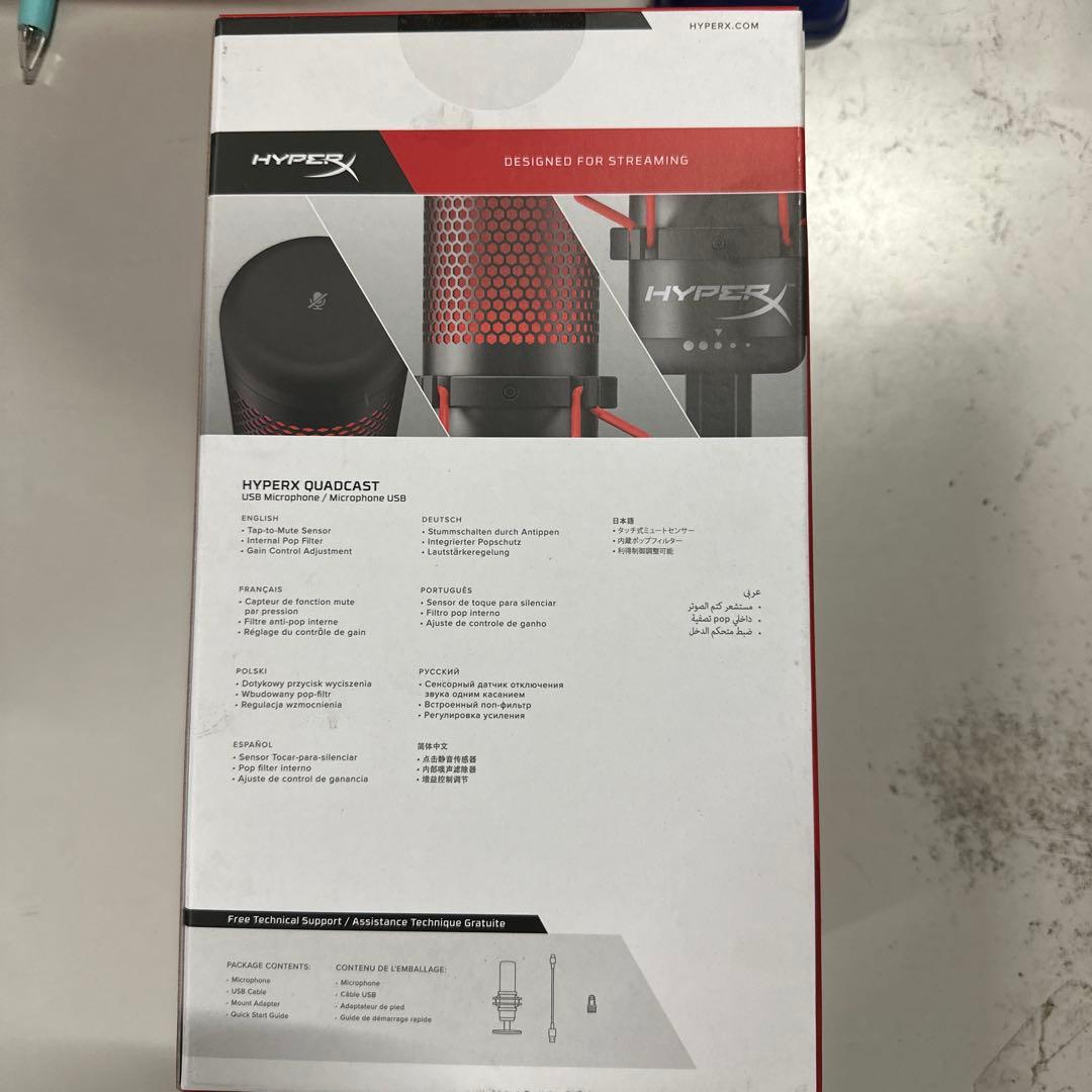 HyperX QuadCast スタンドアロンマイク　新品未使用
