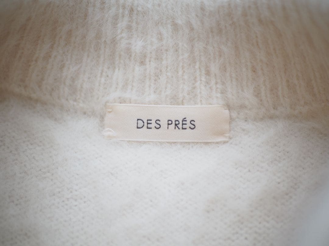 DES PRÉS フォックスカシミヤ ノースリーブニット トゥモローランド