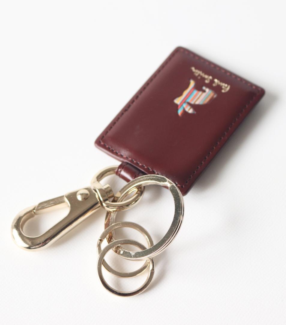 新品箱タグ付き【ポールスミス】幸運！ラビット 2連キーリング キーホルダー 茶