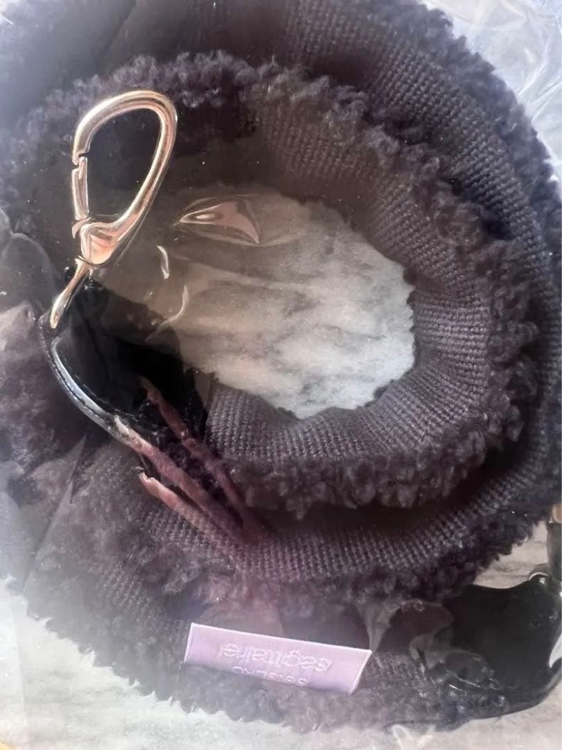 setsuko sagittaire ボア　ブラックストラップ