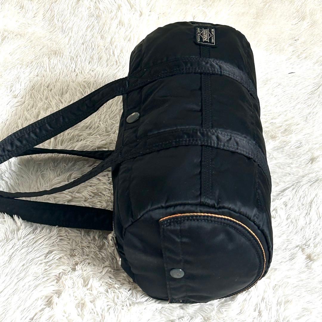 美品✨PORTER ポーター タンカー ミニボストン ドラム ダッフル 黒 廃盤