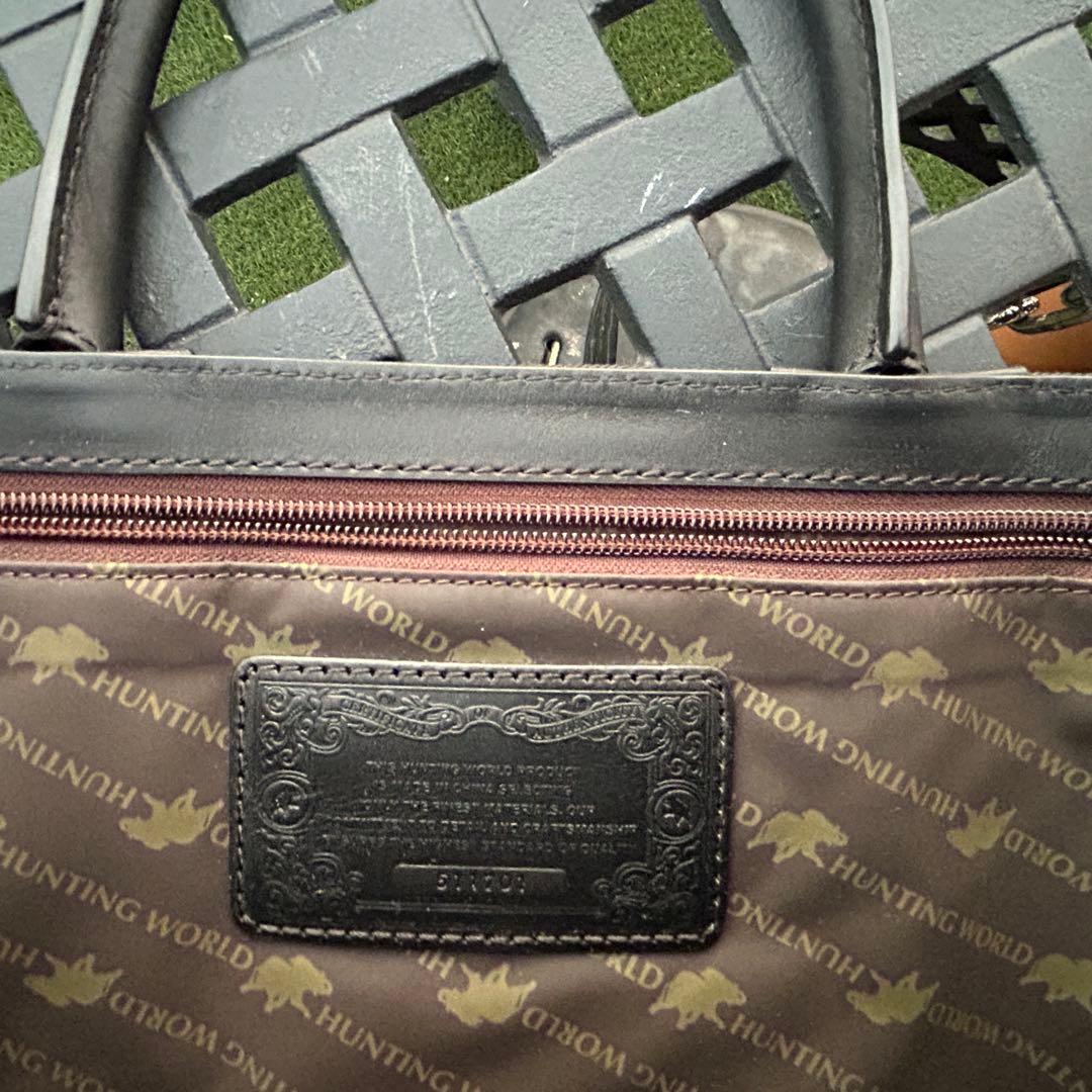 ハンティングワールド　メンズビジネストートバッグ　美品‼️