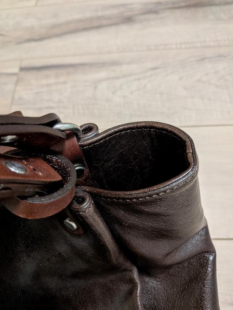 beau dessin(ボーデッサン) ダークブラウンA4レザービジネスバッグ