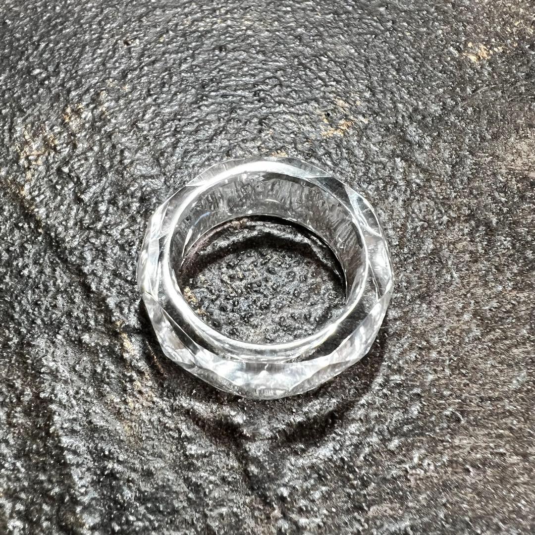 ガネーシュヒマール産　くりぬきリング　ネパール職人手作り　21