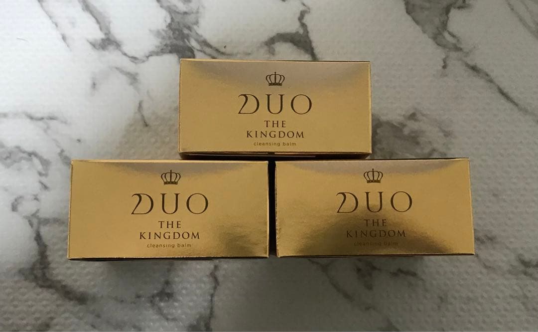 新品　DUO ザ クレンジングバーム　ブラック キングダム　デュオ　3個 ②