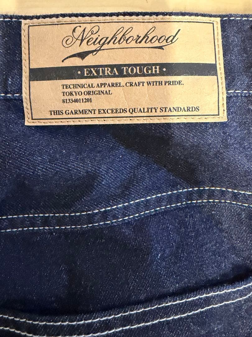 NEIGHBORHOOD デニム ペインターパンツM インディゴ