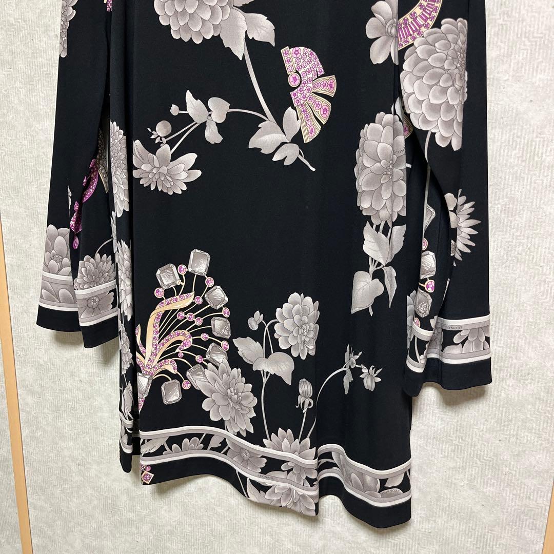 【極美品】LEONARD レオナール チュニック 42 大きいサイズ