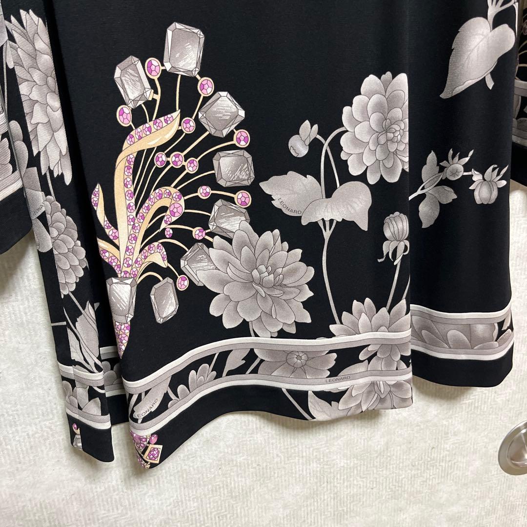 【極美品】LEONARD レオナール チュニック 42 大きいサイズ