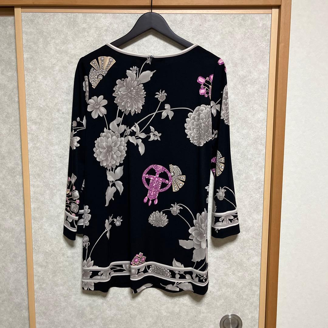 【極美品】LEONARD レオナール チュニック 42 大きいサイズ