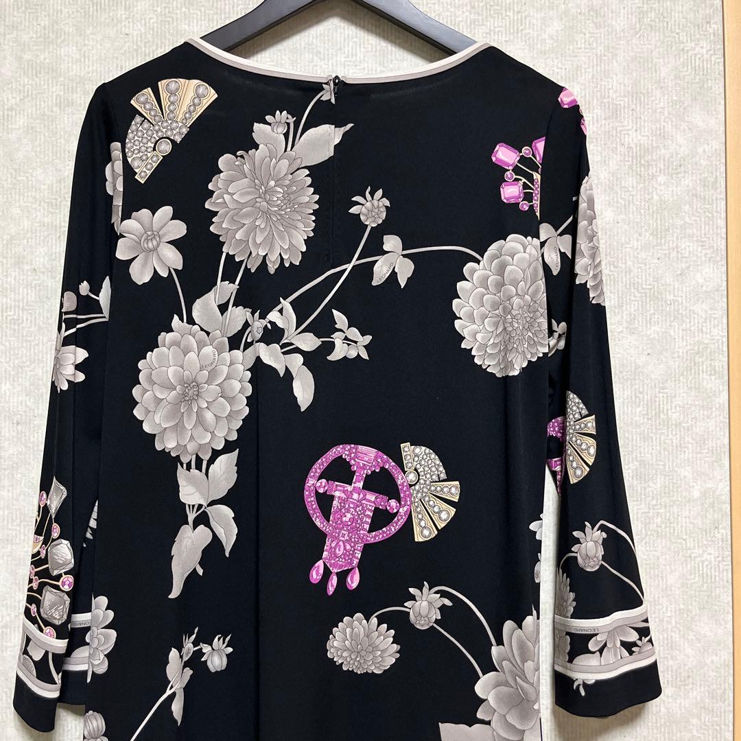 【極美品】LEONARD レオナール チュニック 42 大きいサイズ