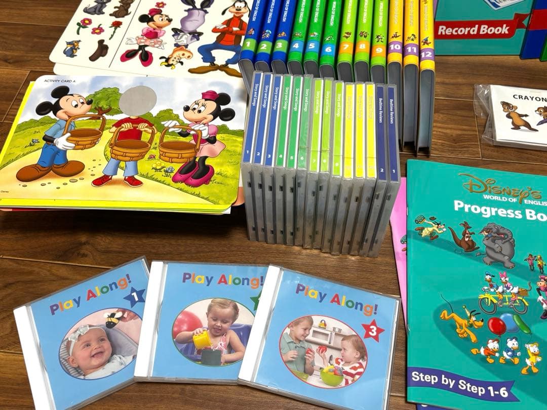 DWE ディズニー　step by step ワールドオブイングリッシュ英語学習