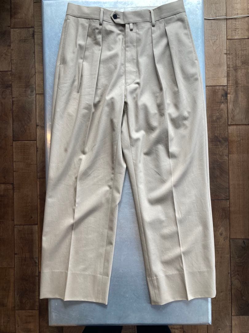 NEAT COTTON TWILL WIDE ベージュ サイズ48