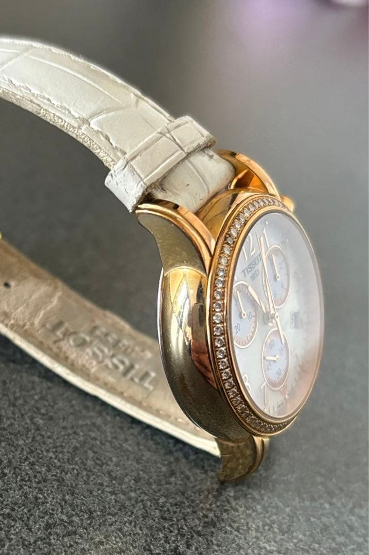 Tissot:レディース、クオーツ腕時計、電池交換済み