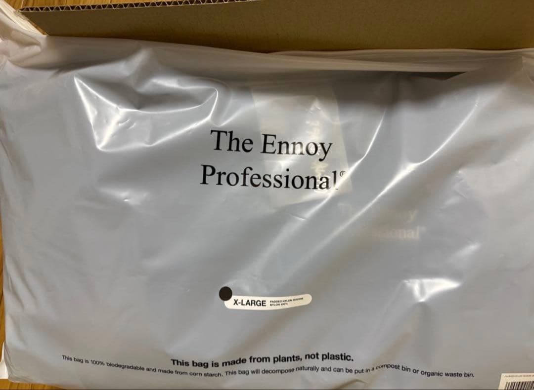 The Ennoy Professional ブラック XL ダウンジャケット
