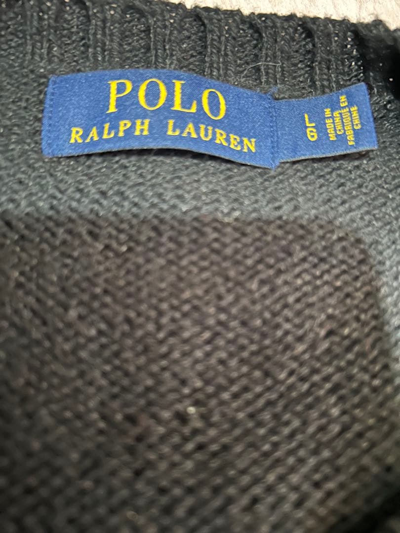 ラルフローレン　Ralph Lauren ニット コーヒー　ポロベア