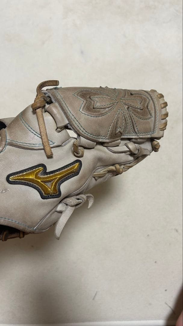 ヤ*ト様 ミズノプロ 硬式グローブ 右投げキャメル