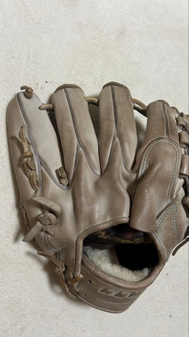 ヤ*ト様 ミズノプロ 硬式グローブ 右投げキャメル