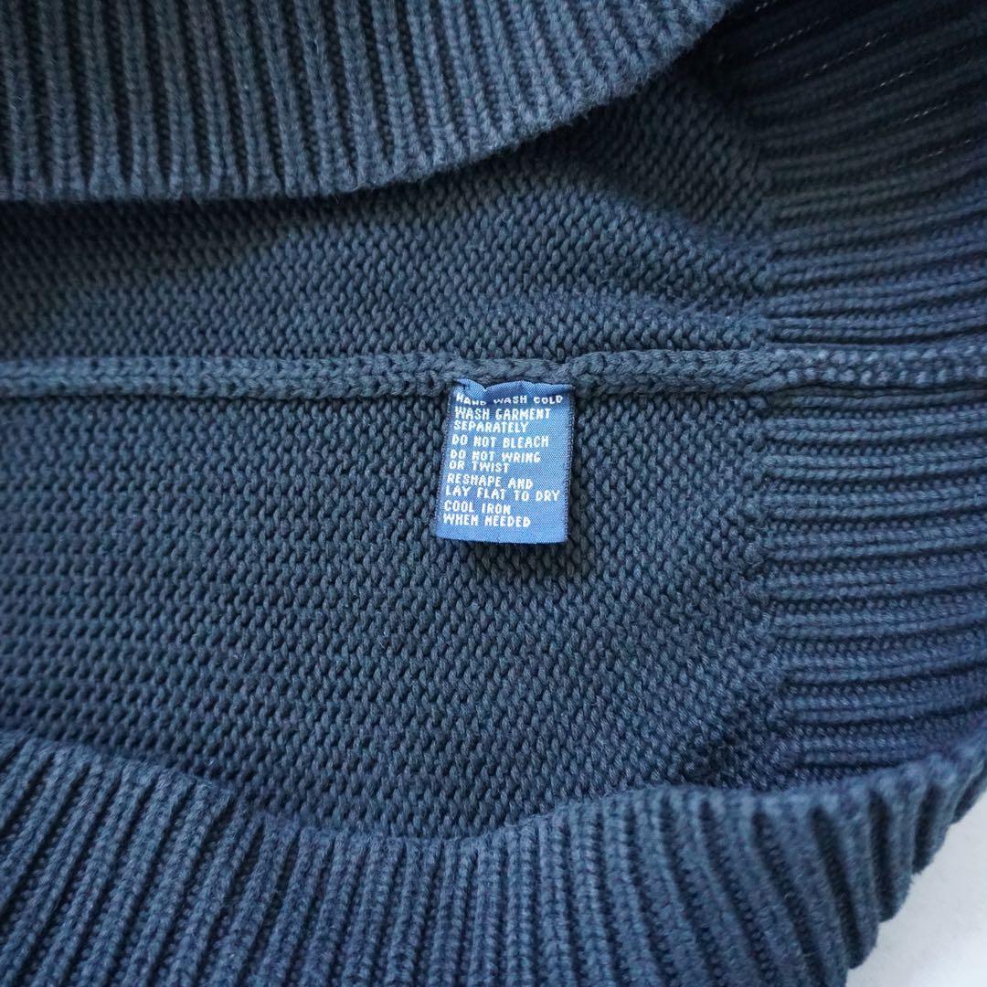 【90s〜】poloralphlauren ラルフローレンVネックコットンニット
