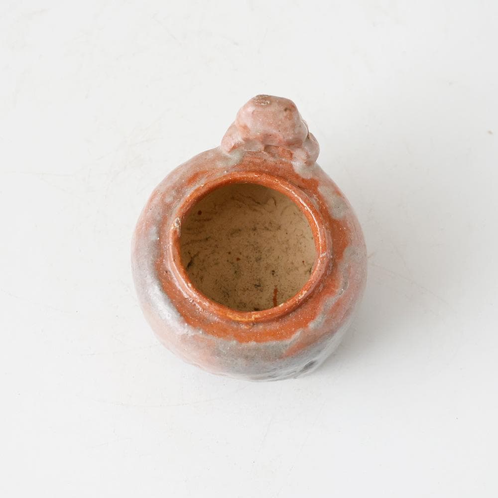 希少 古府焼 獅子香炉 北村光月 大正3年 箱書あり 越中富山 郷土玩具 時代物