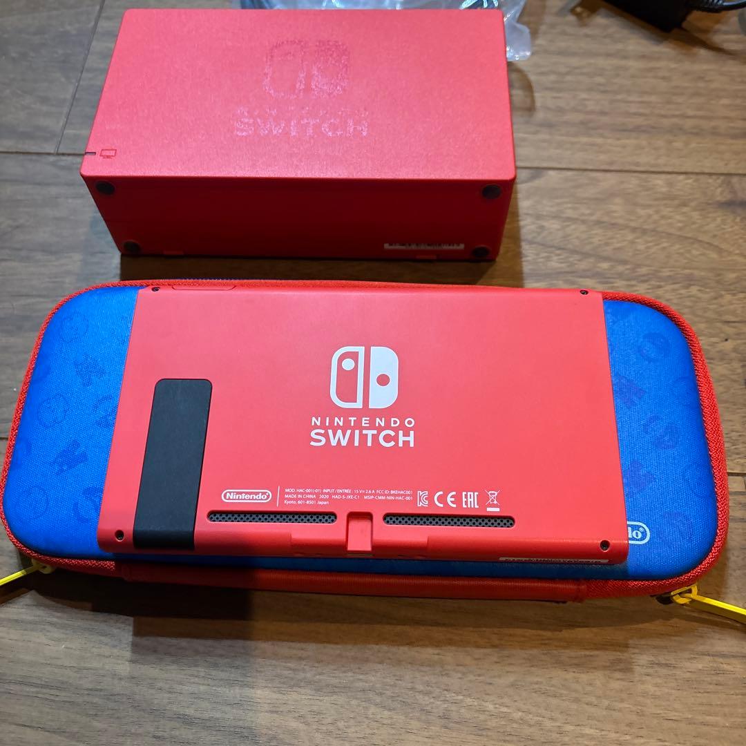 【美品】Nintendo Switch マリオレッド×ブルー　セット