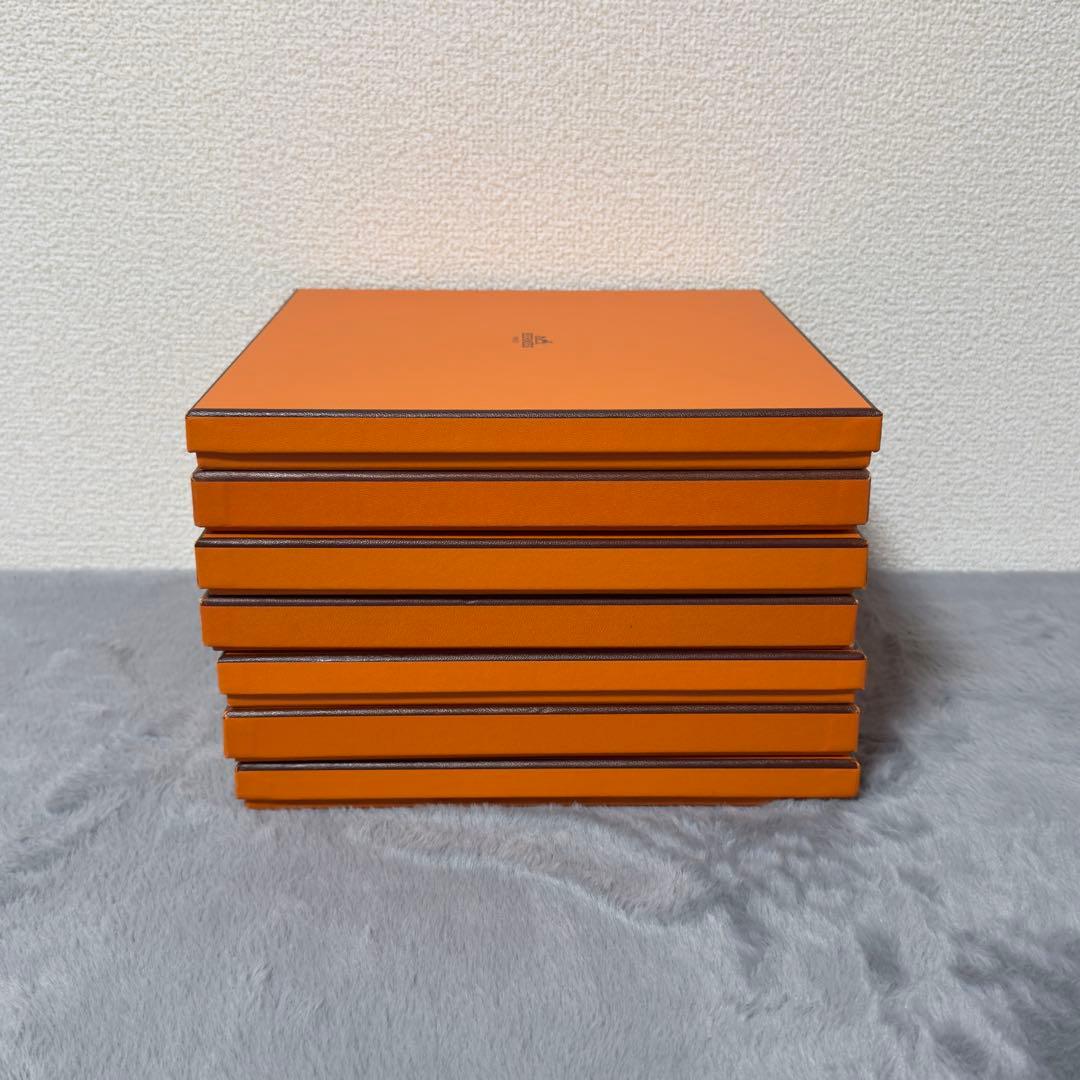 【美品】エルメス 空箱 7個　カレ90 スカーフ　まとめ