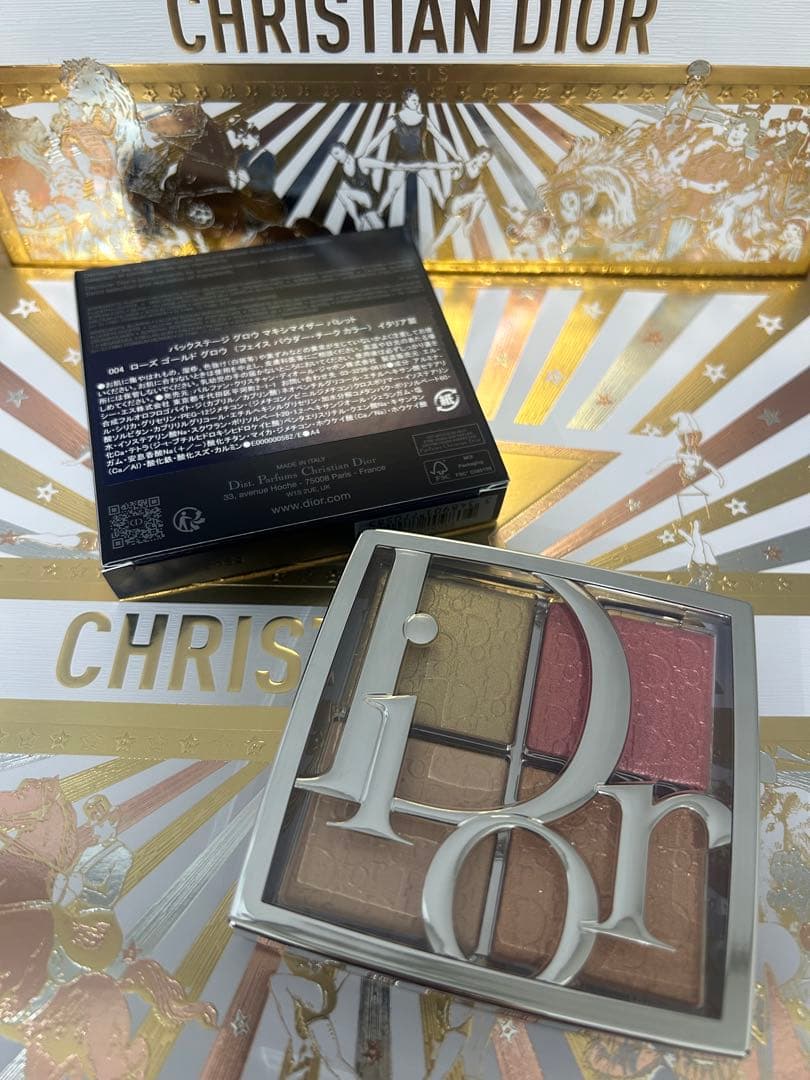 4点　DIOR クリスマス限定 メイクアップ　ディオール　チーク　ハイライト
