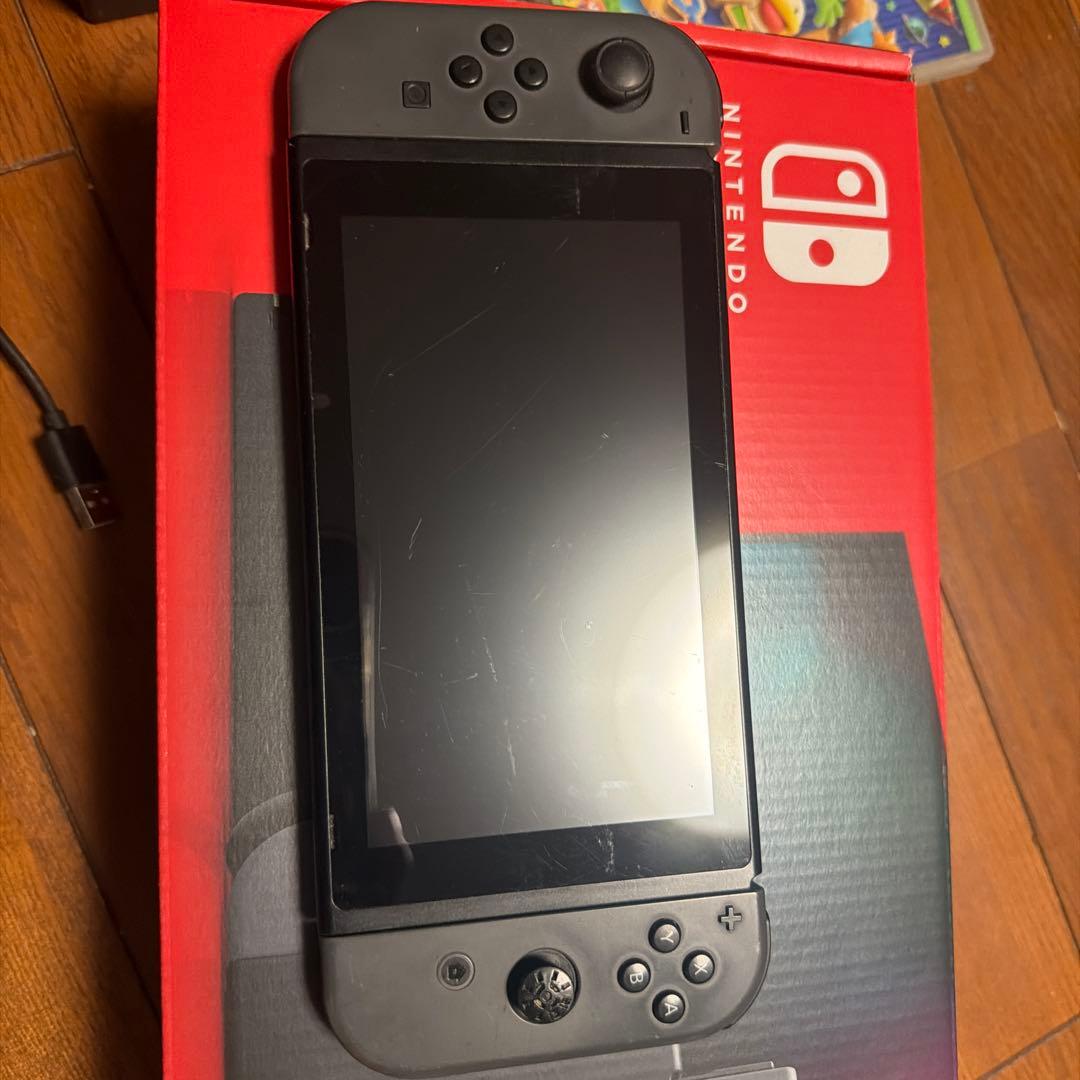 Nintendo Switch 本体 /黒 ゲームソフト付き