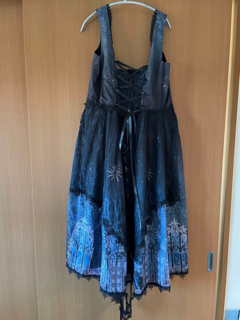 MANUSMACHINA 星降る夜の礼拝堂ジャンパースカートLサイズ海外ロリィタ