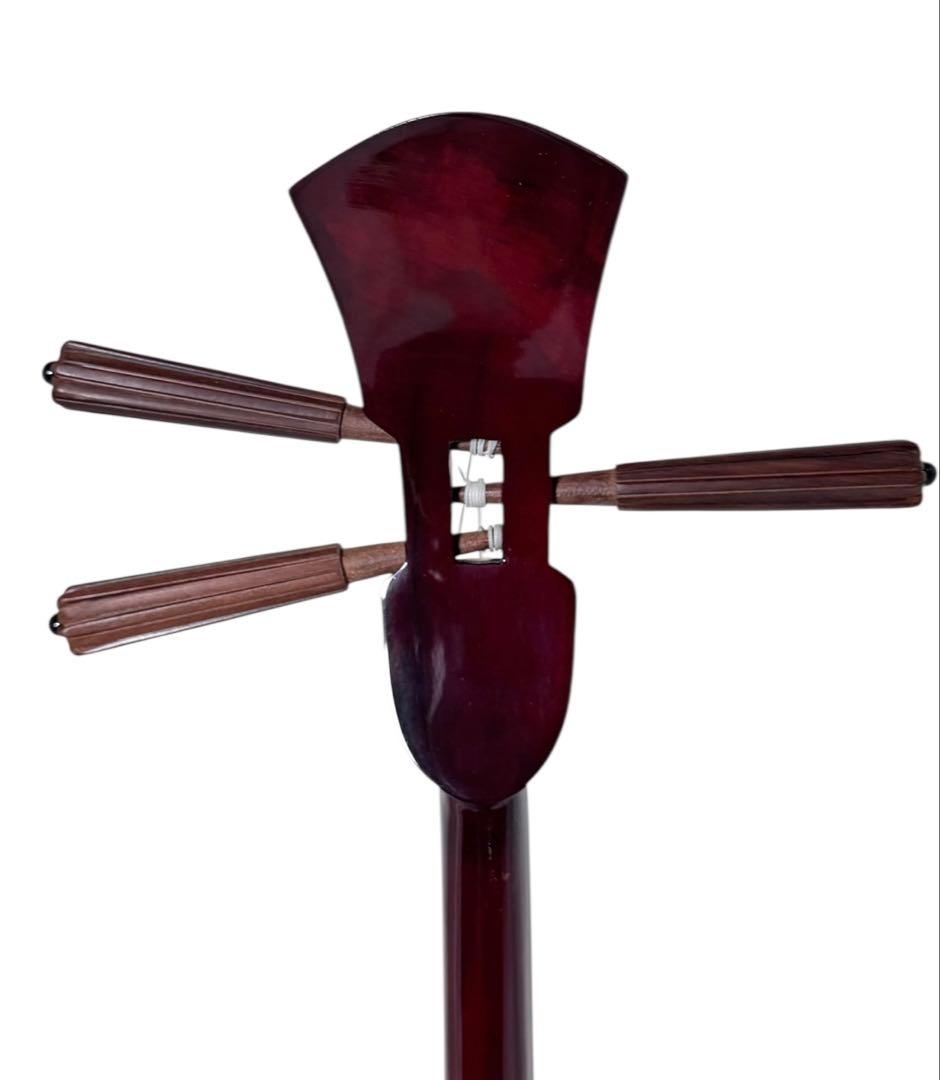 【あきじぃ〜】 三線 本蛇皮 強化張り 本革 真壁型 蛇革