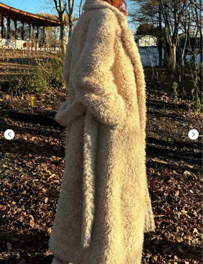 BEGELM Fake Fur Long Gown 新品未使用