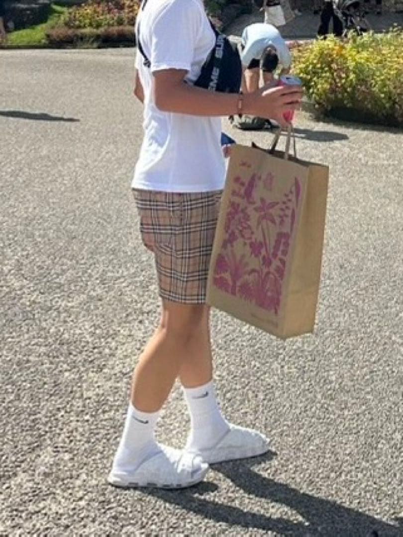 Burberry チェック柄ショートパンツ XS