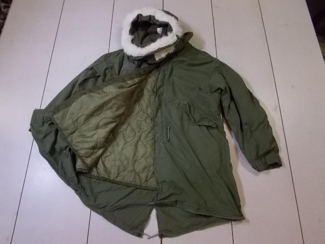 米軍実物 Ｍ65 フィッシュテールパーカー フルセット MEDIUM