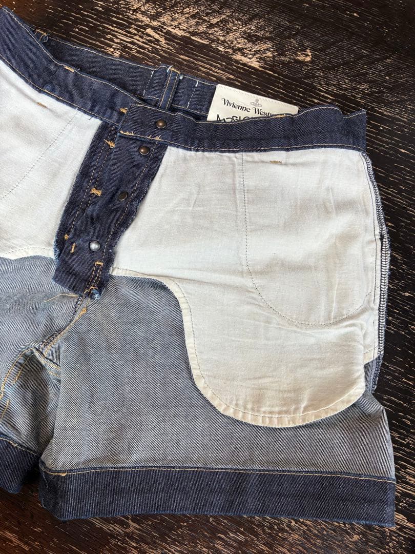 美品 アングロマニア デニム ショートパンツ 40