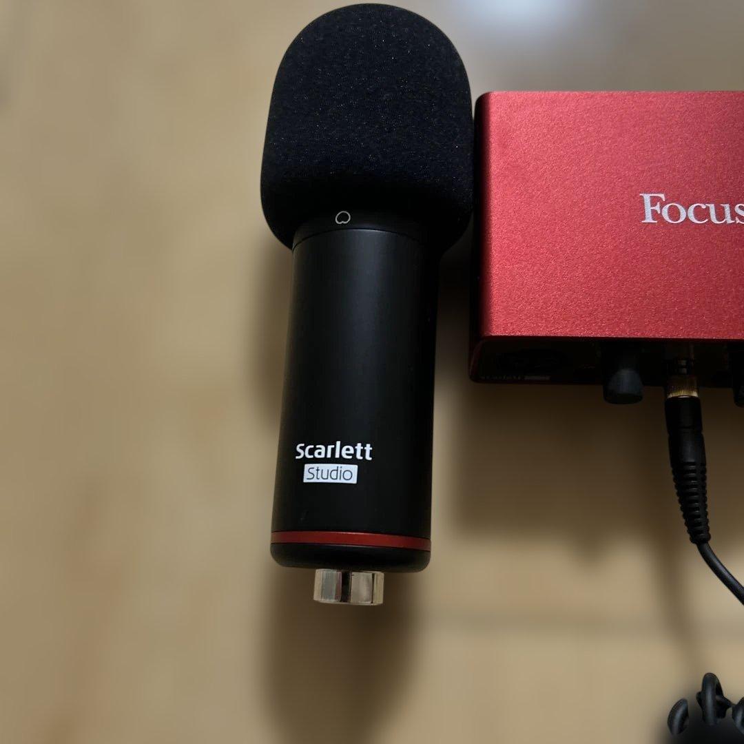 Focusrite Scarlett オーディオインターフェイスセット