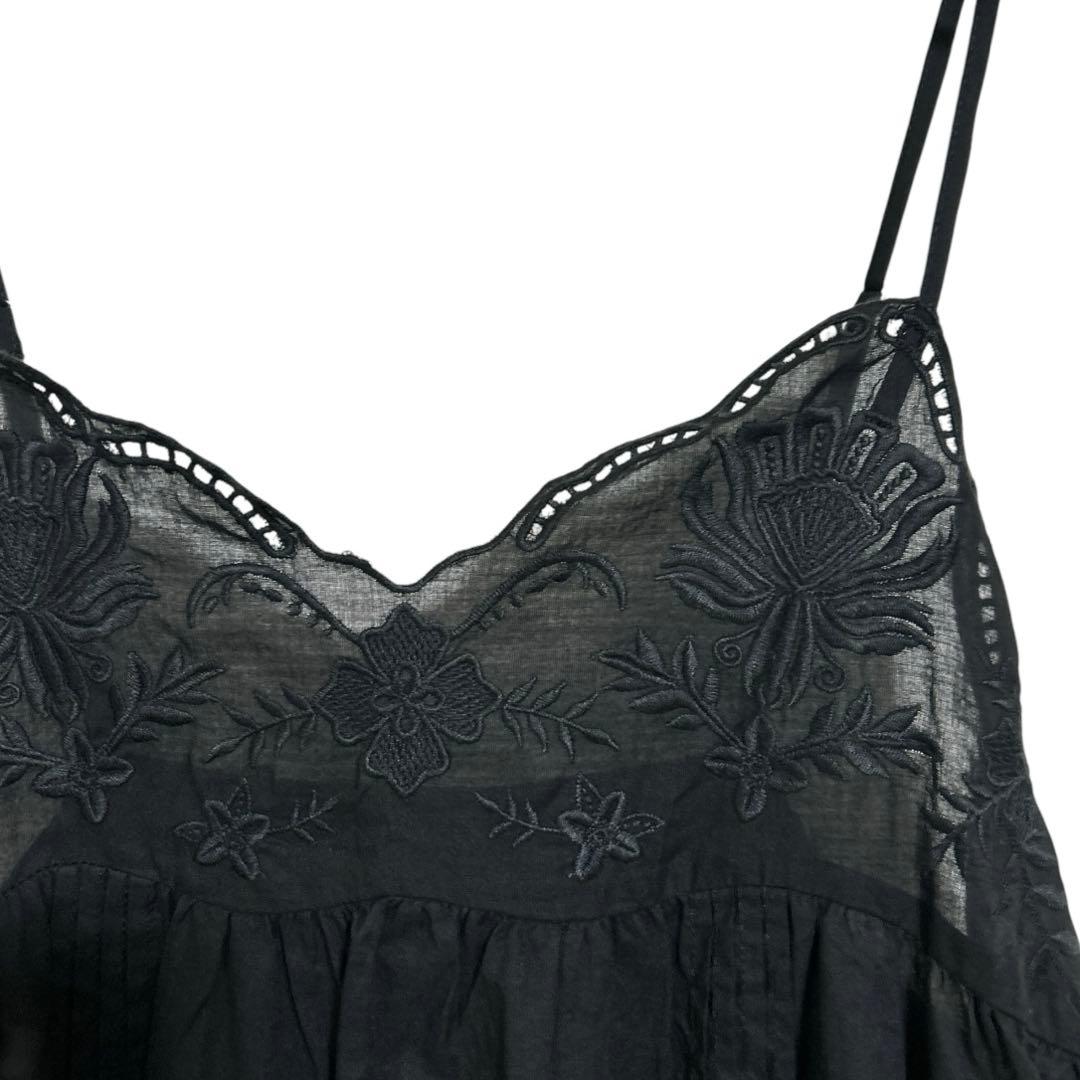 【美品】24ssスローブイエナ カット刺繍キャミブラウス ブラウス