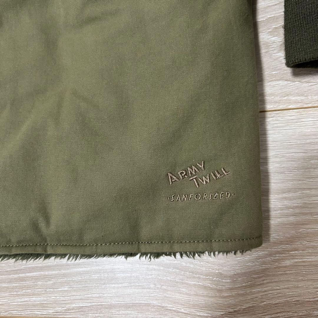 子*鉄様 ARMY TWILL/アーミーツイル　別注 リバーシブル ノーカラーブ