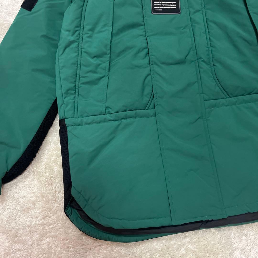 新品　Onitsuka Tiger ダウンジャケット　グリーン　Lサイズ