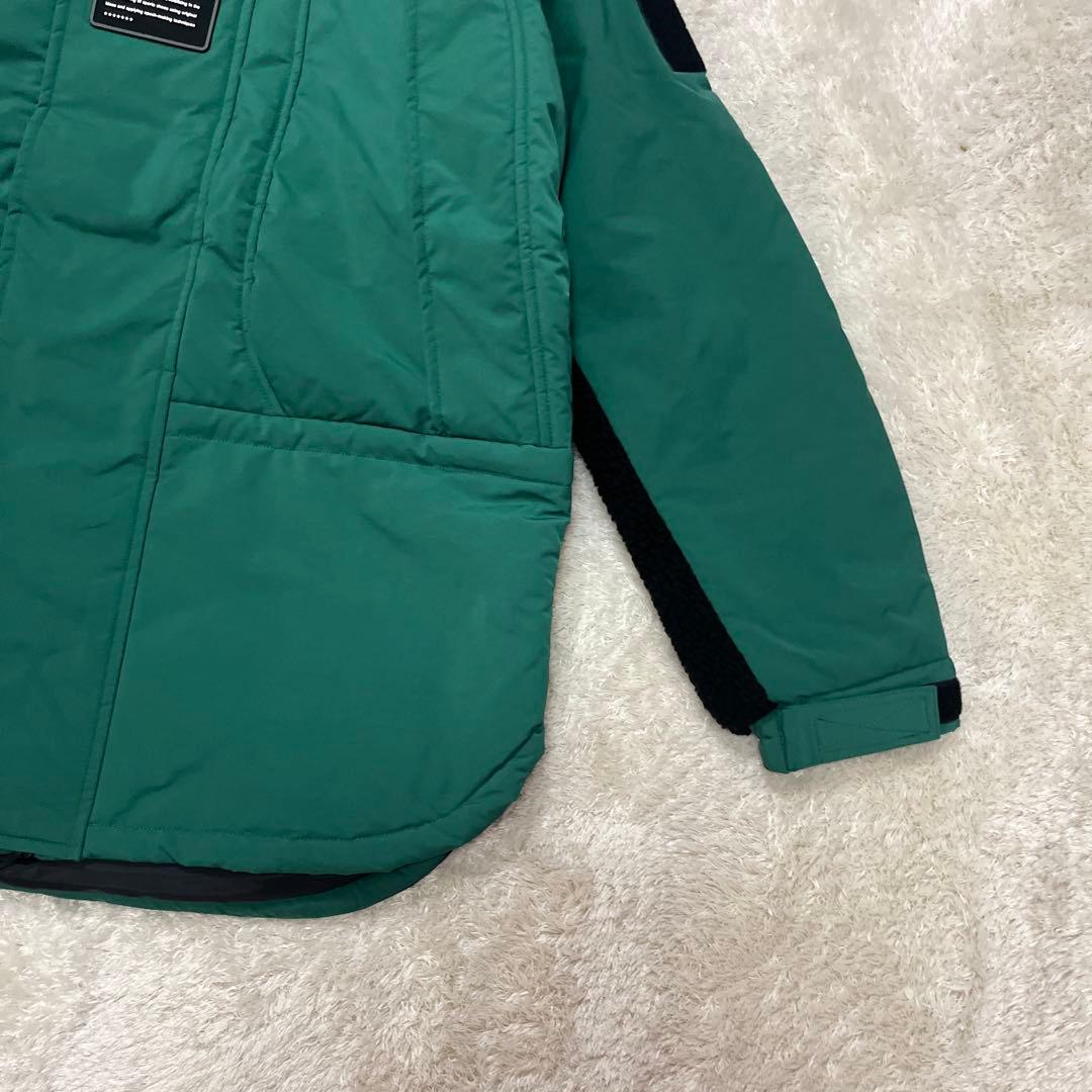 新品　Onitsuka Tiger ダウンジャケット　グリーン　Lサイズ