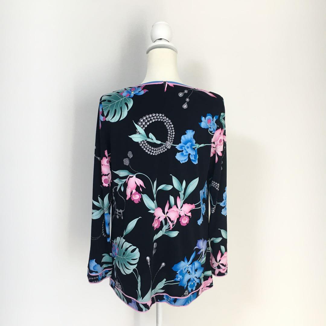 新品未使用　LEONARD レオナール　カンカン　ストレッチ　チュニック　タグ付