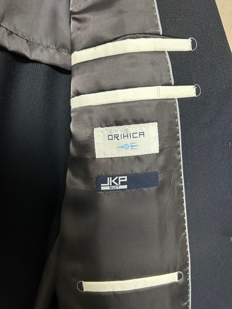 【限定出品】新品 未使用 タグ付　オリヒカ　スーツ　ネイビー　AB5