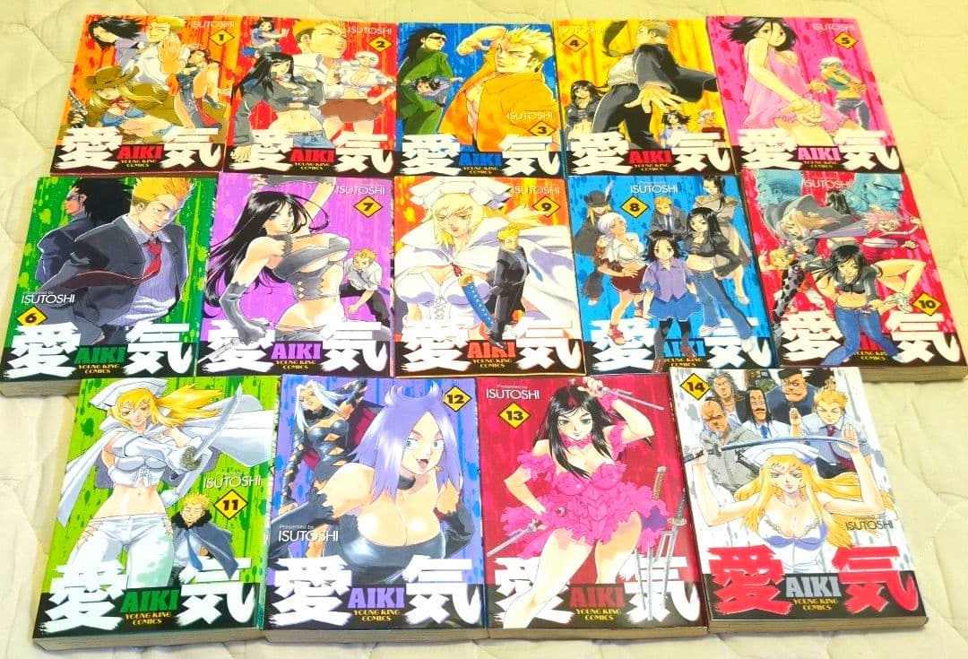 ★激レア　貴重　美品　愛気 AIKI 1～14巻 全14巻　ISUTOSHI