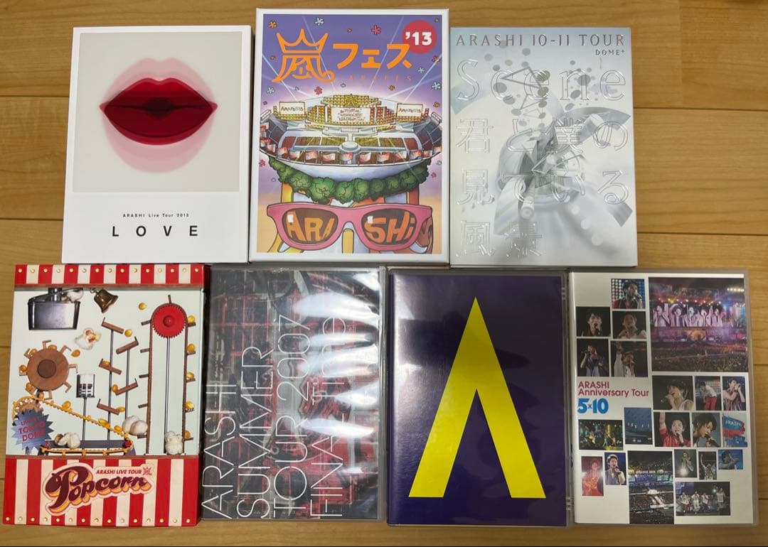 嵐 LIVEDVDコレクション 5本セット