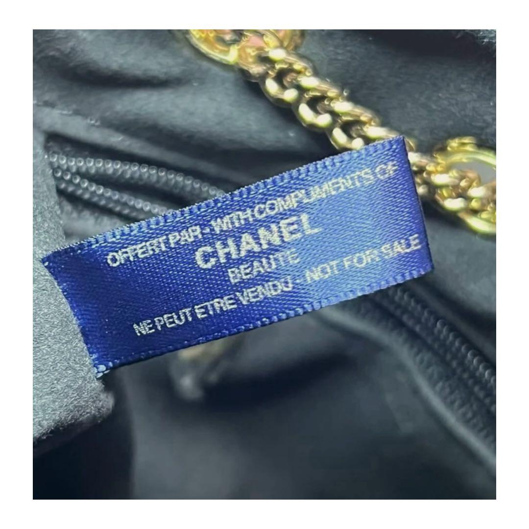 シ*ィ様 【新品未使用】 CHANEL ネイビー 紺 ラメ ツイード チェーン