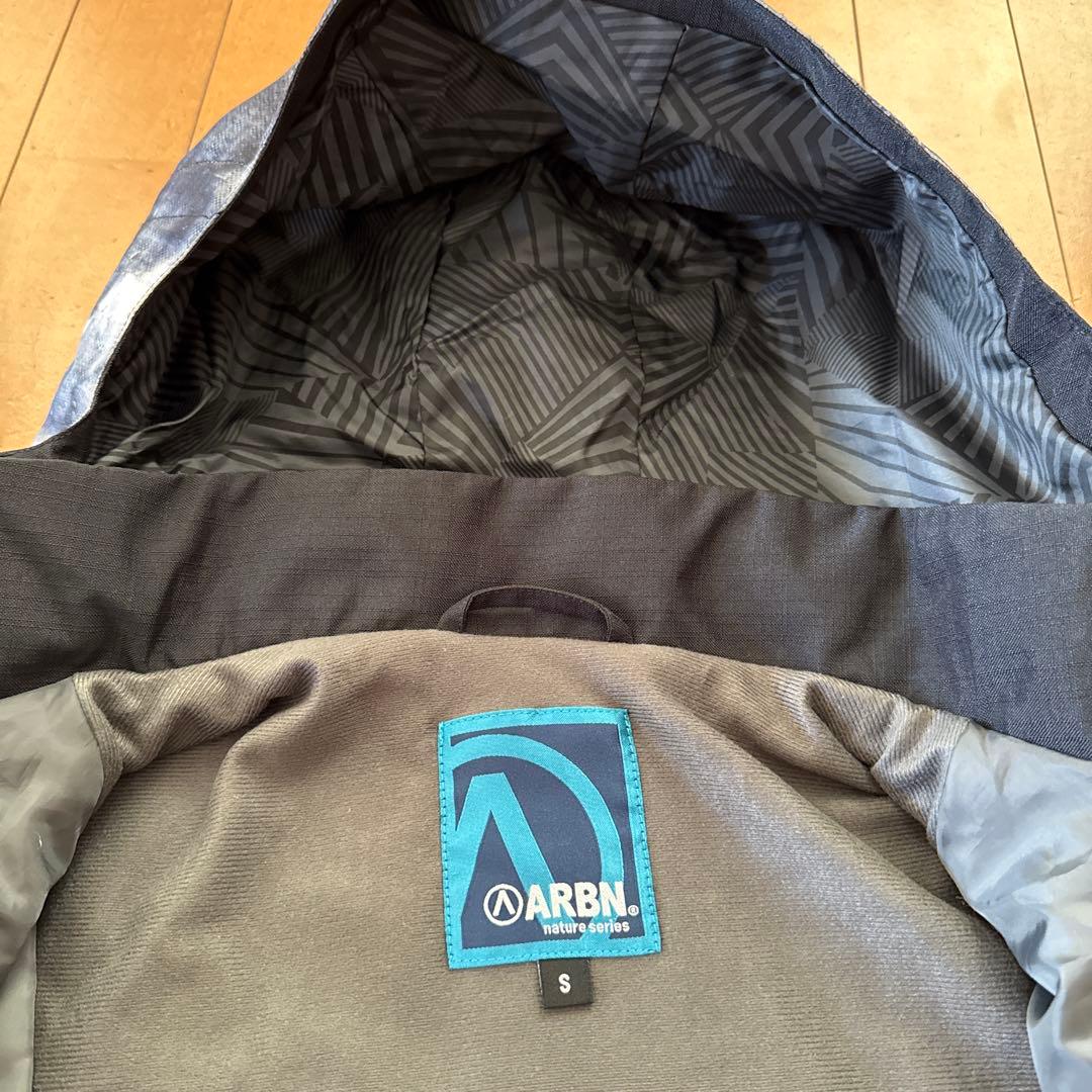 ARBN スノーボードウェアセット 160cm黒と白の雲模様