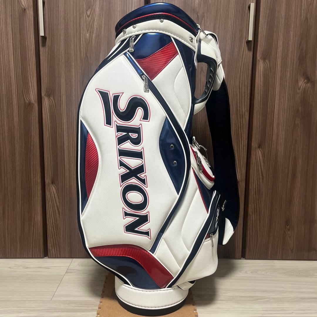 SRIXONキャディバッグ（ホワイト/レッド/ネイビー）