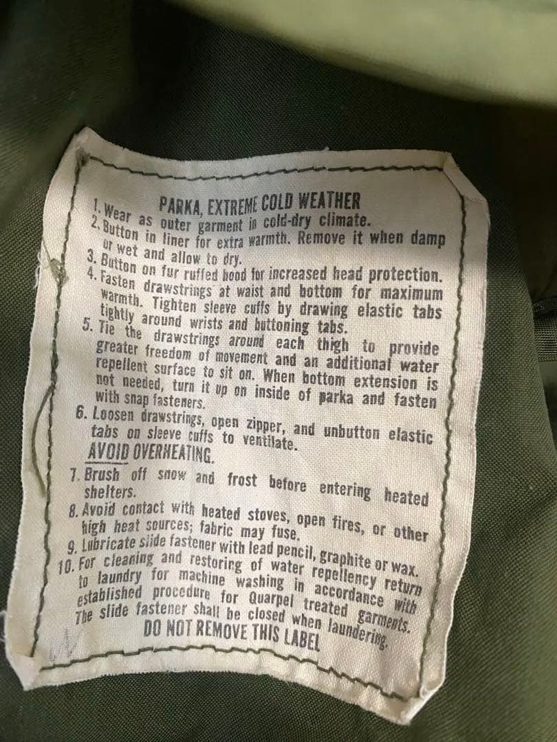 70's US.ARMY M-65 フィッシュテールコート　SMALL