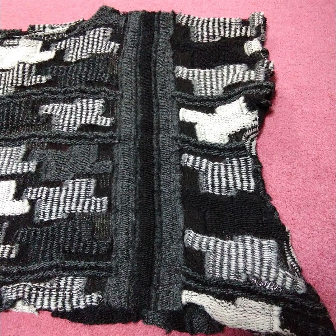 芽風★透かし編みニットベスト