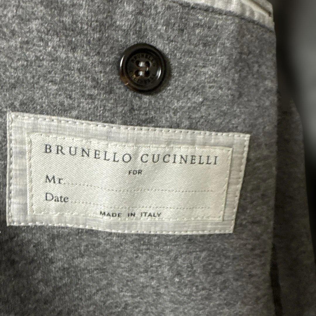 BRUNELLO CUCINELLI グレー カシミアジャケット